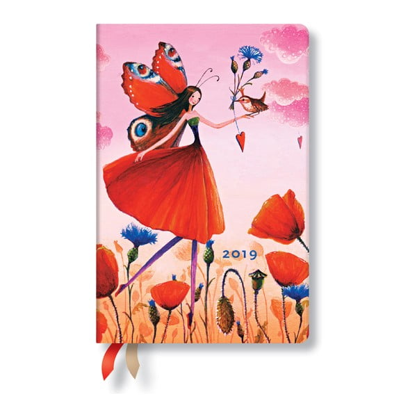 Дневник за 2019 г. Маково поле Версай, 9,5 x 14 cm - Paperblanks