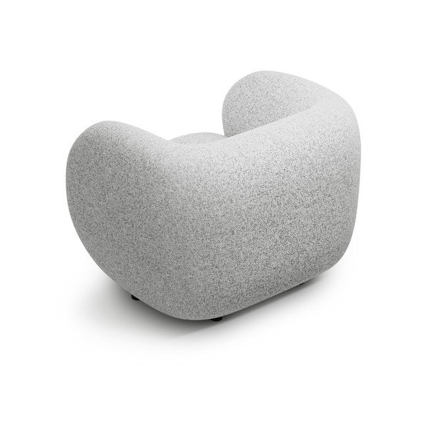 Светлосиво кресло Kate – Micadoni -image-2