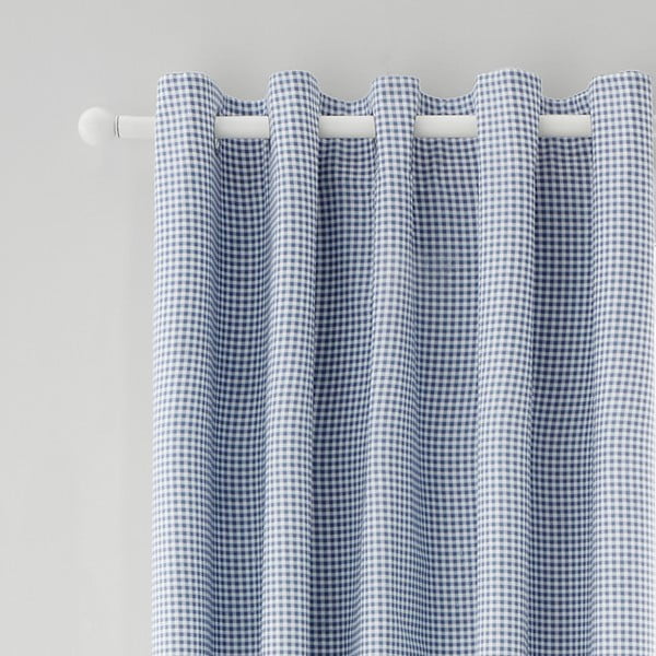 Бяло-сини пердета в комплект от 2 бр. 168x229 cm Lucie Floral Frill – Catherine Lansfield-image-1