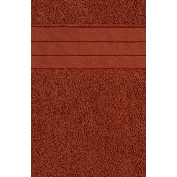 Памучни кърпи в комплект от 4 бр. от тери тухлен 50x100 cm – Good Morning-image-2