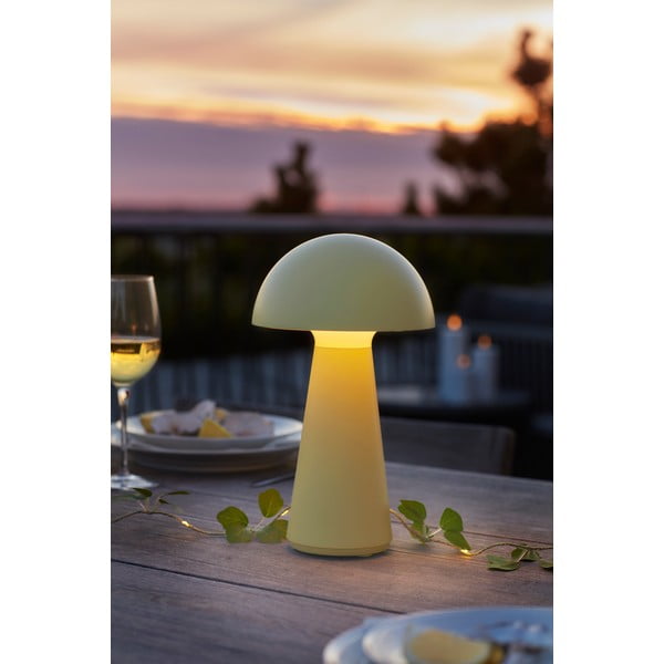 Жълта LED настолна лампа с дистанционно управление (височина 28 cm) Sam – Sirius-image-3