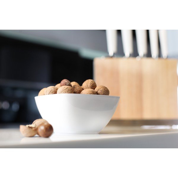 Бяла купа за салата , 14 см - Vialli Design-image-1
