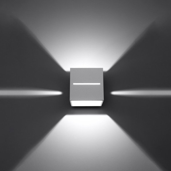 Бяла стенна лампа Lorum – Sollux-image-3