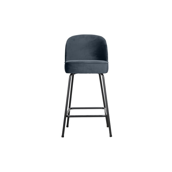 Бар стол от синьо кадифе 89 cm Vogue - BePureHome