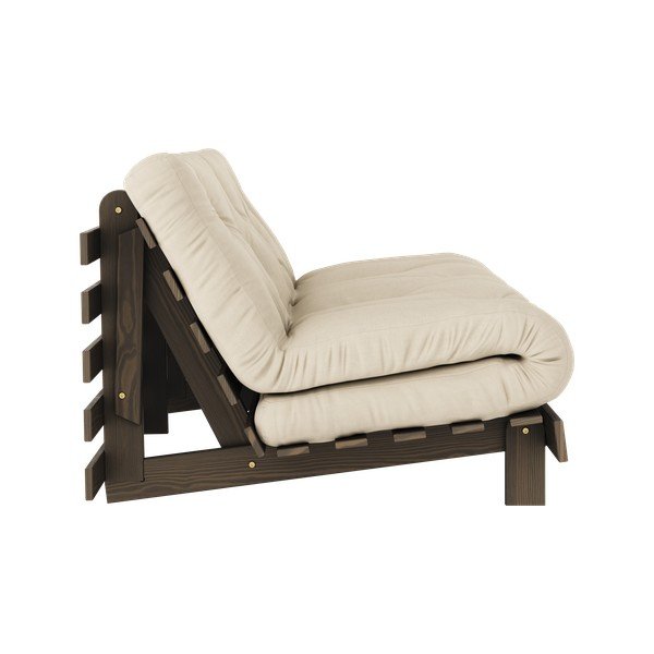 Бежов и кремав разтегателен диван 160 cm Roots - Karup Design-image-4