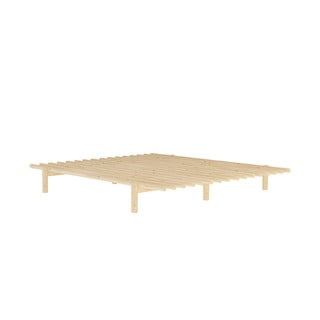 Двойно легло от борова дървесина с решетка 180x200 cm Pace - Karup Design