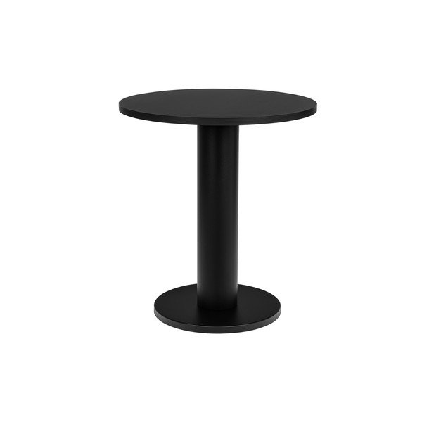 Кръгла трапезна маса с дъбов плот ø 65 cm Sool – noo.ma