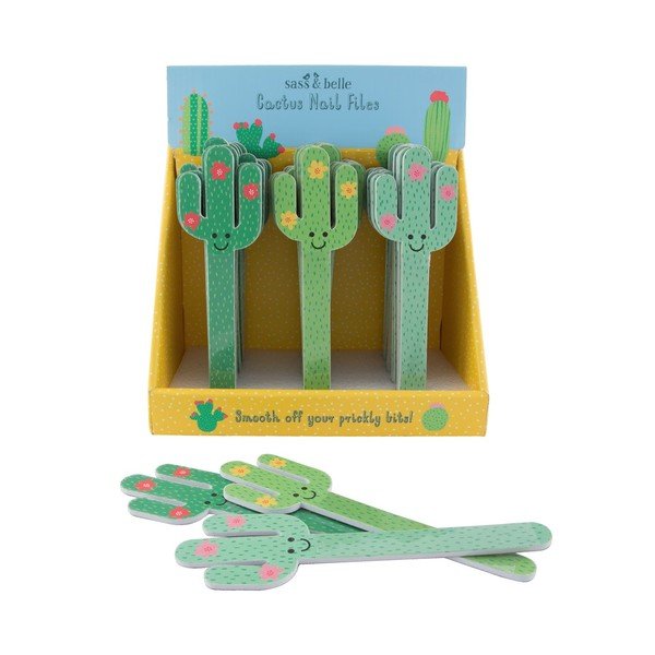 Sada 3 pilníčků na nehty Sass & Belle Cactus-image-1