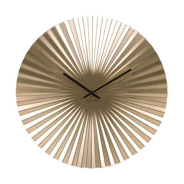 Часовник в златист цвят, ø 40 cm Sensu - Karlsson