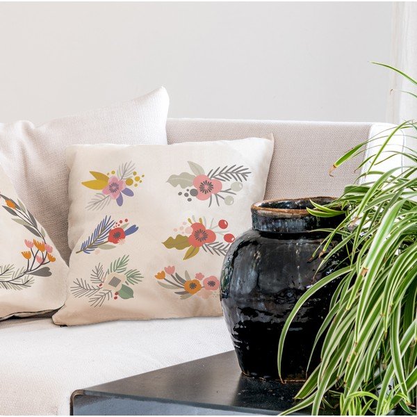 Памучна възглавница , 45 x 45 cm Little Bouquet - Butter Kings-image-1