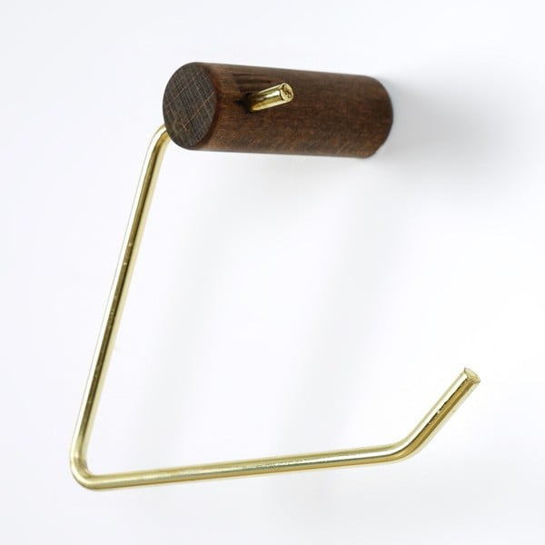 Стенна дървена поставка за тоалетна хартия - Kalune Design-image-4