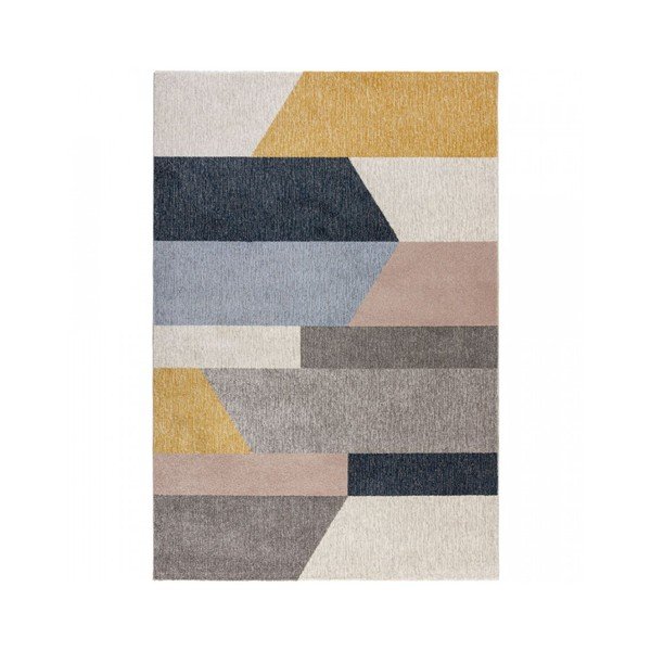 Сив и жълт килим Barrio, 160 x 230 cm - Flair Rugs