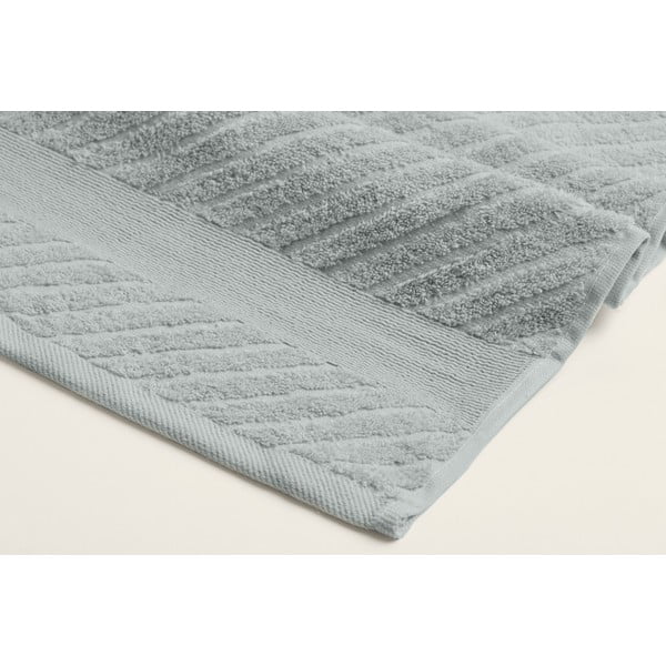 Светлосиня памучна кърпа и хавлия за баня в комплект от 2 броя - Foutastic-image-2