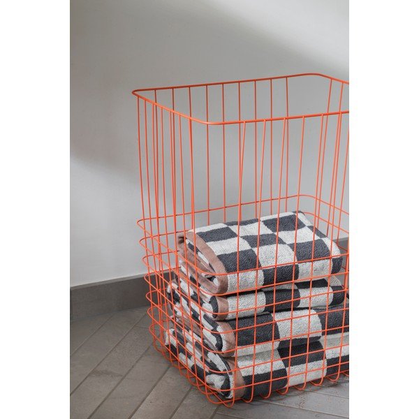 Оранжев кош за пране от метал и текстил 64 l Store-It – Mette Ditmer Denmark-image-1