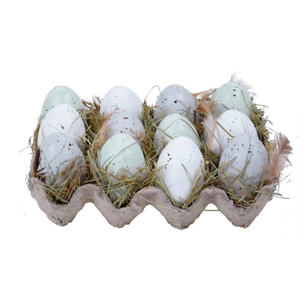 Комплект от 12 декоративни яйца - Ego Dekor