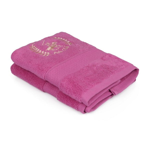 Комплект от две розови кърпи , 70 x 45 cm - Beverly Hills Polo Club