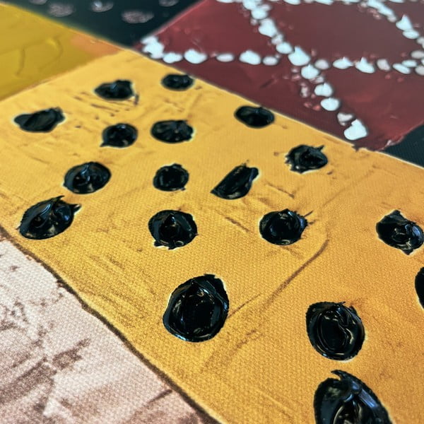 Картина с ръчно изрисувани елементи 70x100 cm Mae – Styler-image-3