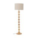 Подова лампа в естествен цвята с текстилен абажур (височина 154,5 cm) Giacoma – Bloomingville