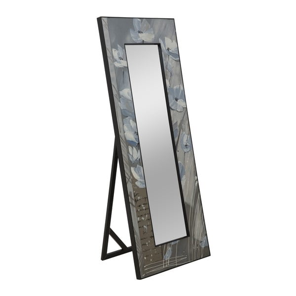 Volně stojící zrcadlo s dekorativním rámem Mauro Ferretti Flowny, 30 x 120 cm