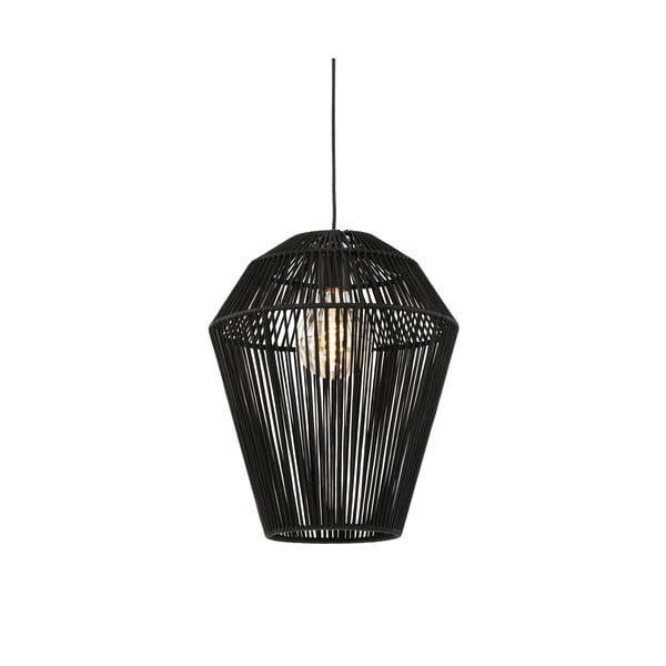 Черна лампа за таван ø 30 cm Deya - Light & Living