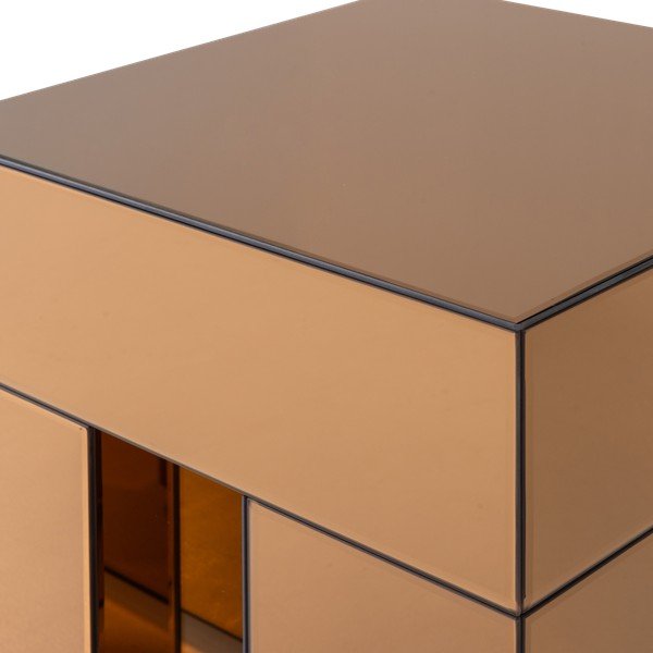 Гланцова странична масичка 45x45 cm Mirrox – WOOOD-image-4