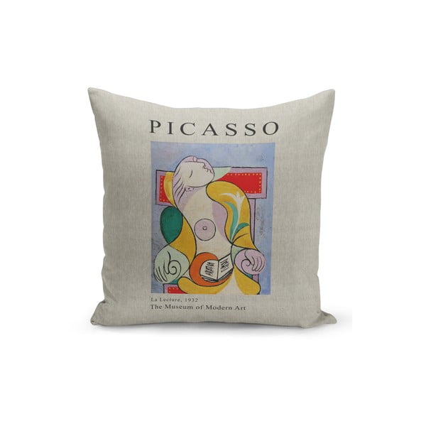 Възглавница с пълнеж Picasso Read, 43 x 43 cm - Kate Louise