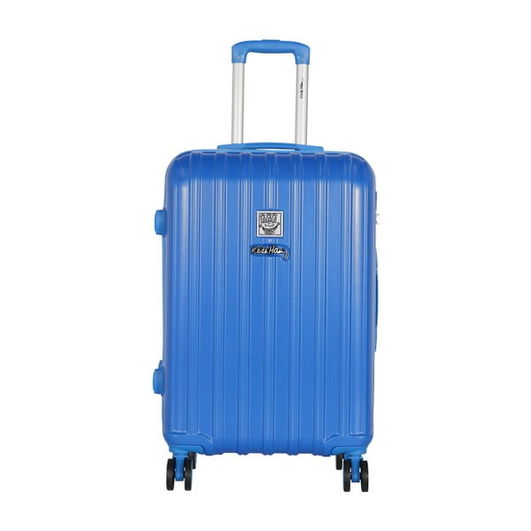 Modrý cestovní kufr LULU CASTAGNETTE Edge, 71 l