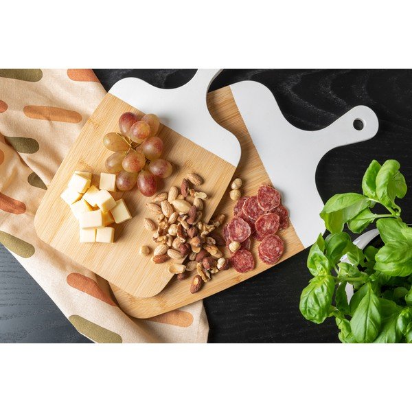 Комплект от 2 бамбукови дъски за рязане с бяла дръжка Gourmet - PT LIVING-image-4