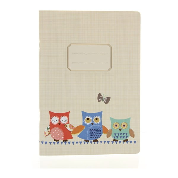 Zápisník v měkké vazbě GO Stationery Owls