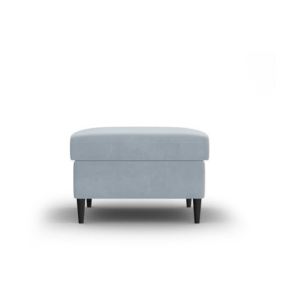 Светлосиня кадифена табуретка Kyoto – Cosmopolitan Design