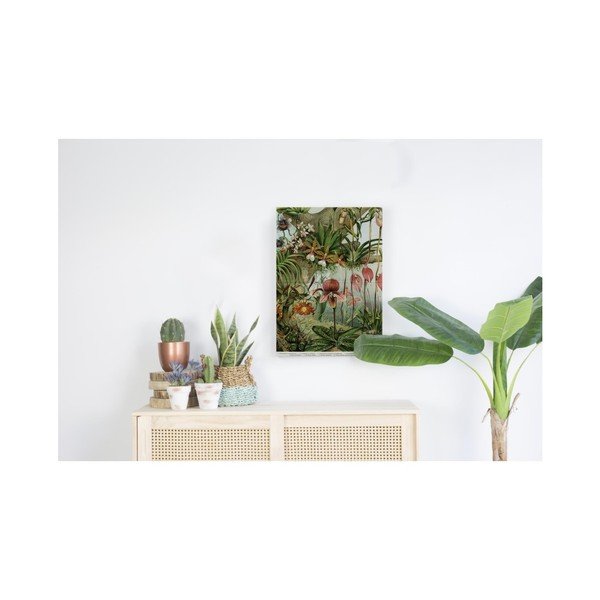 Живопис върху платно , 40 x 60 cm Jungle Flowers - Surdic-image-1