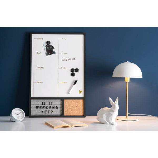 Бял будилник , ø 9 cm Tinge - Karlsson-image-2