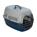 Синьо-сива транспортна клетка за животни 35x58 cm Dog Fantasy Carrier – Plaček Pet Products