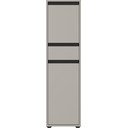 Сив висок шкаф за баня 33x121 cm Lemont – Germania