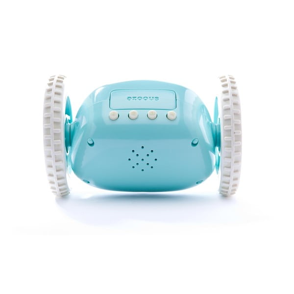 Clocky, budík na kolečkách, aqua-image-1