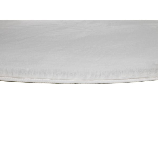 Бял килим Fox Liso, Ø 120 cm - Universal-image-2
