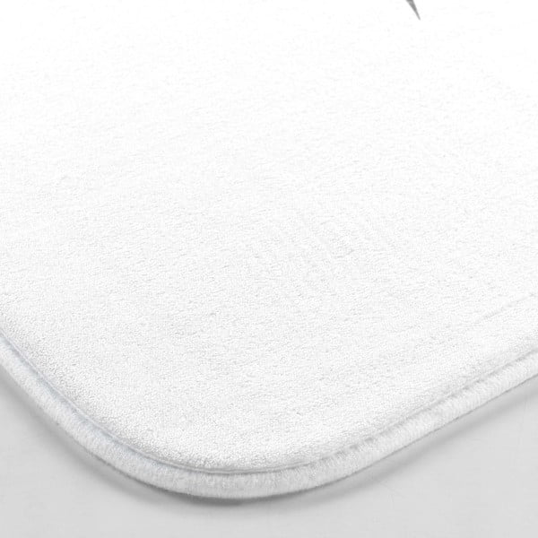 Бяло-сребрист килим за баня 45x75 cm Orbella – douceur d'intérieur-image-2