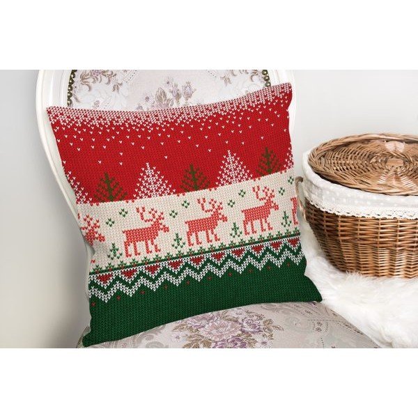 Калъфка за възглавница с коледен мотив 43x43 cm Merry Christmas – Mila Home-image-1