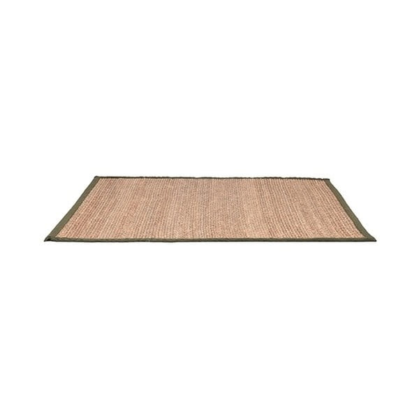Конопен килим Зелен, 140 x 160 cm - LABEL51