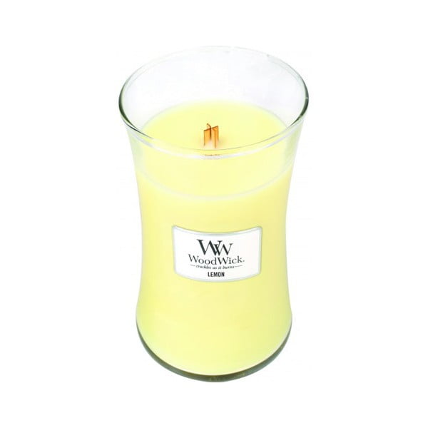 Vonná svíčka WoodWick v oválné váze Lively Lemonade, 130 hodin