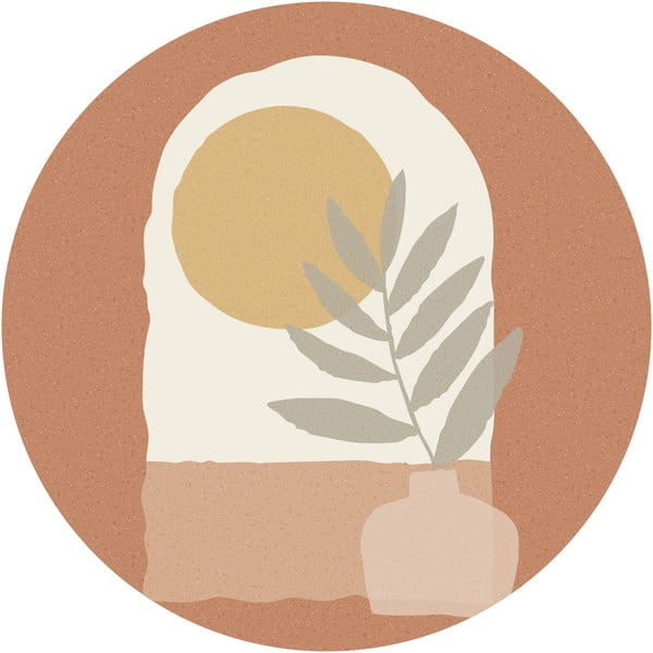 Стикер за стена 120x140 cm Sunrise and Olive Branch - Ambiance-image-2