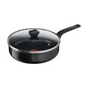 Алуминиев тиган с капак ø 24 cm Simply Clean Red - Tefal