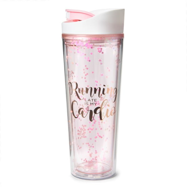 Розова чаша за пътуване, 750 ml - Tri-Coastal Design
