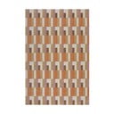 Оранжево-естествен килим 155x230 cm Riley Block Geo – Flair Rugs