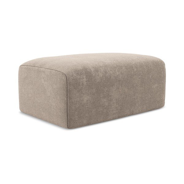 Бежова шенилова табуретка Kona – Makamii-image-3