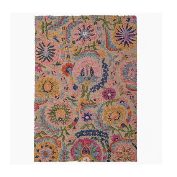 Ръчно изработен вълнен килим 200x300 cm Amira Floral  – Flair Rugs