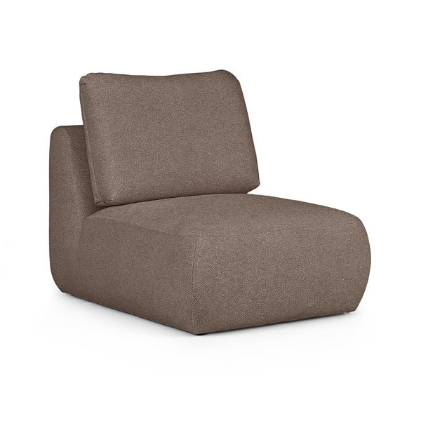 Кафяво кресло от букле Mirel – Rodier-image-2