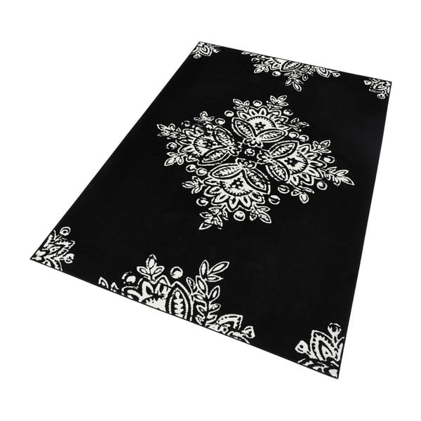 Черно-бял килим Blossom, 200 x 290 cm Gloria - Hanse Home-image-3