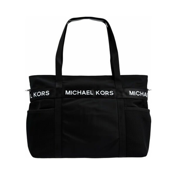 Черна чанта от плат The Michael - Michael Kors