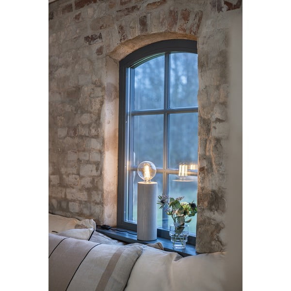 Сива настолна лампа (височина 28 cm) Legna – Markslöjd-image-1